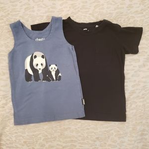 BONDS Panda Tshirt/ Singlet Set 12-18M